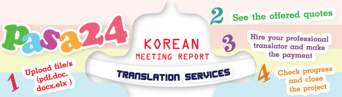 Korean Meeting Report Translation Services
