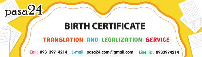 Birth certificate translation and legalization service Birth certificate translation and legalization service