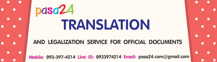 TRANSLATION AND LEGALIZATION SERVICE FOR OFFICIAL DOCUMENTS TRANSLATION AND LEGALIZATION SERVICE FOR OFFICIAL DOCUMENTS