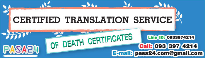Certified translation service of death certificates Certified translation service of death certificates
