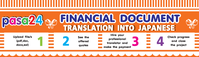 FINANCIAL DOCUMENT TRANSLATION INTO JAPANESE FINANCIAL DOCUMENT TRANSLATION INTO JAPANESE